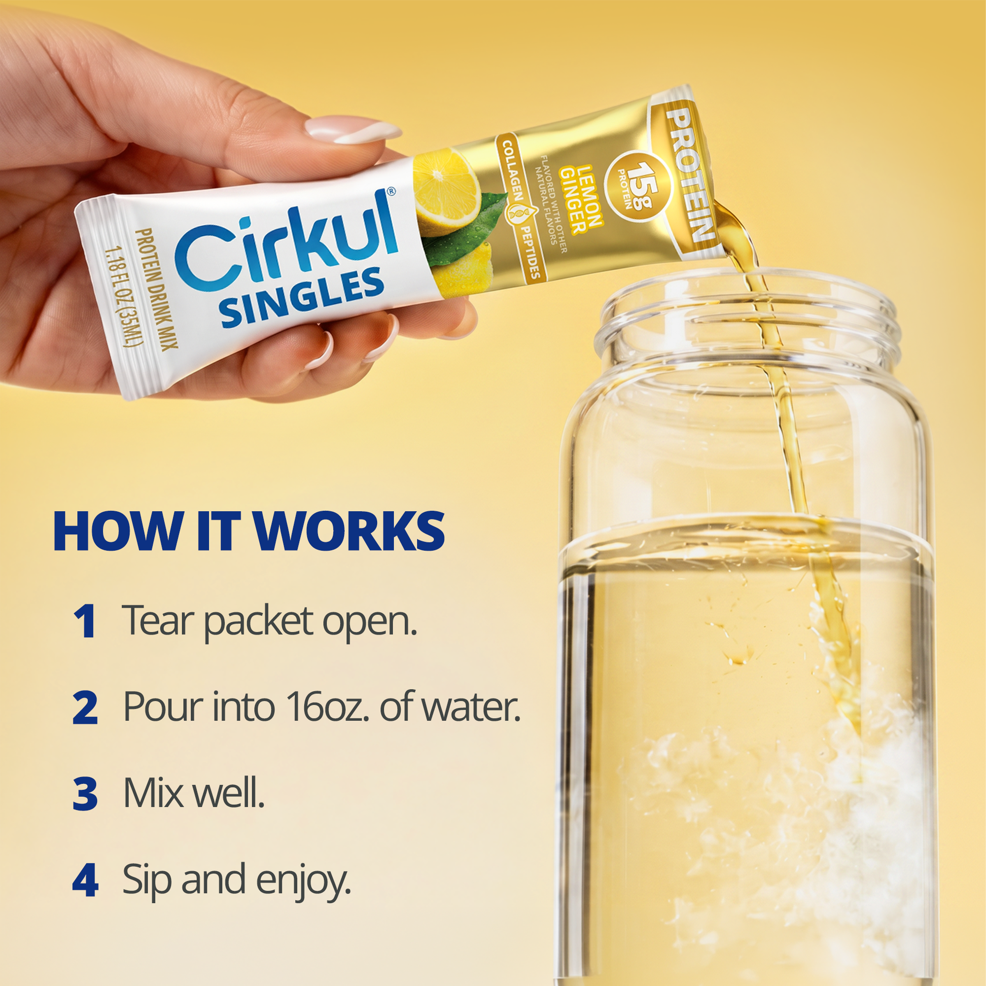Protein Lemon Ginger 6-Pack