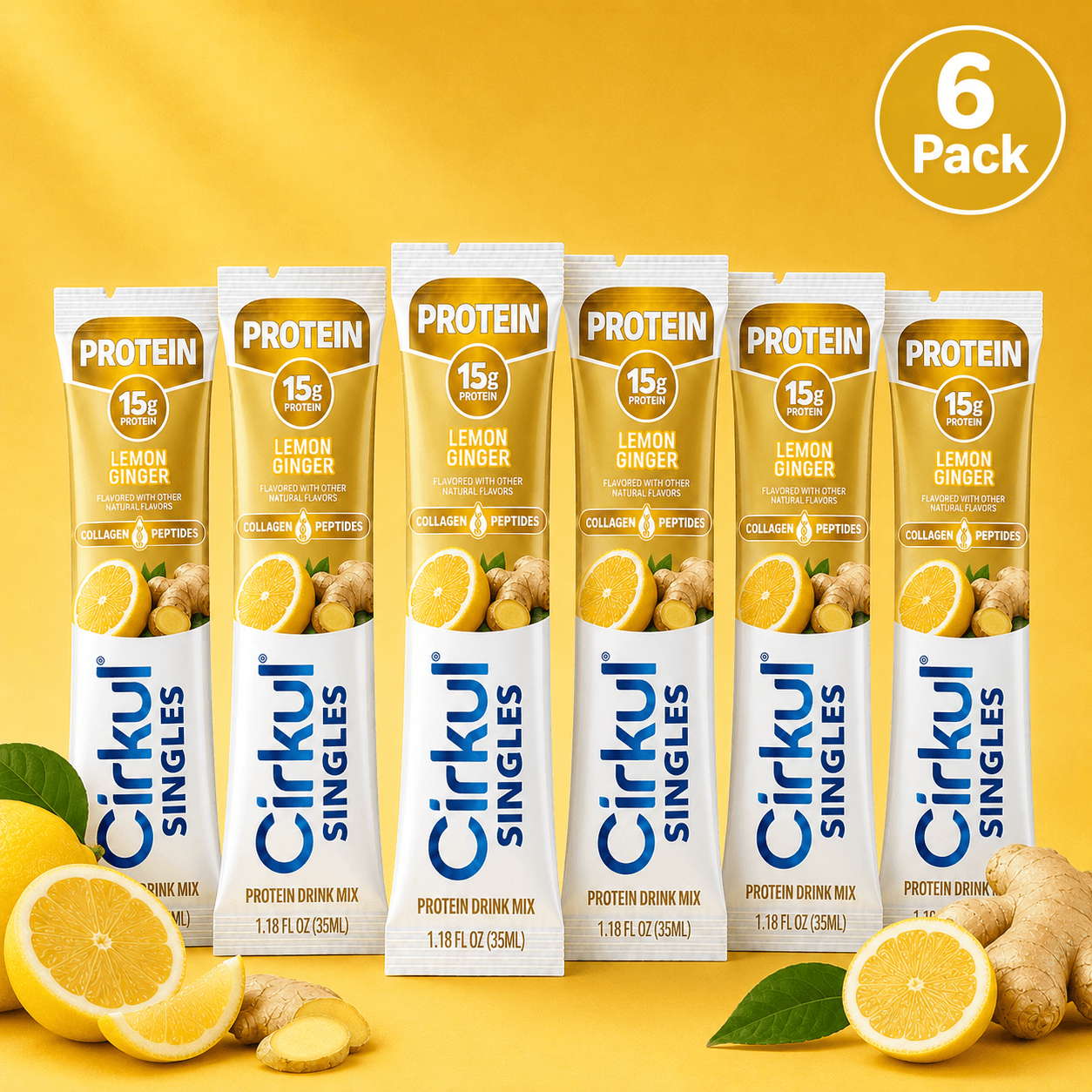 Protein Lemon Ginger 6-Pack