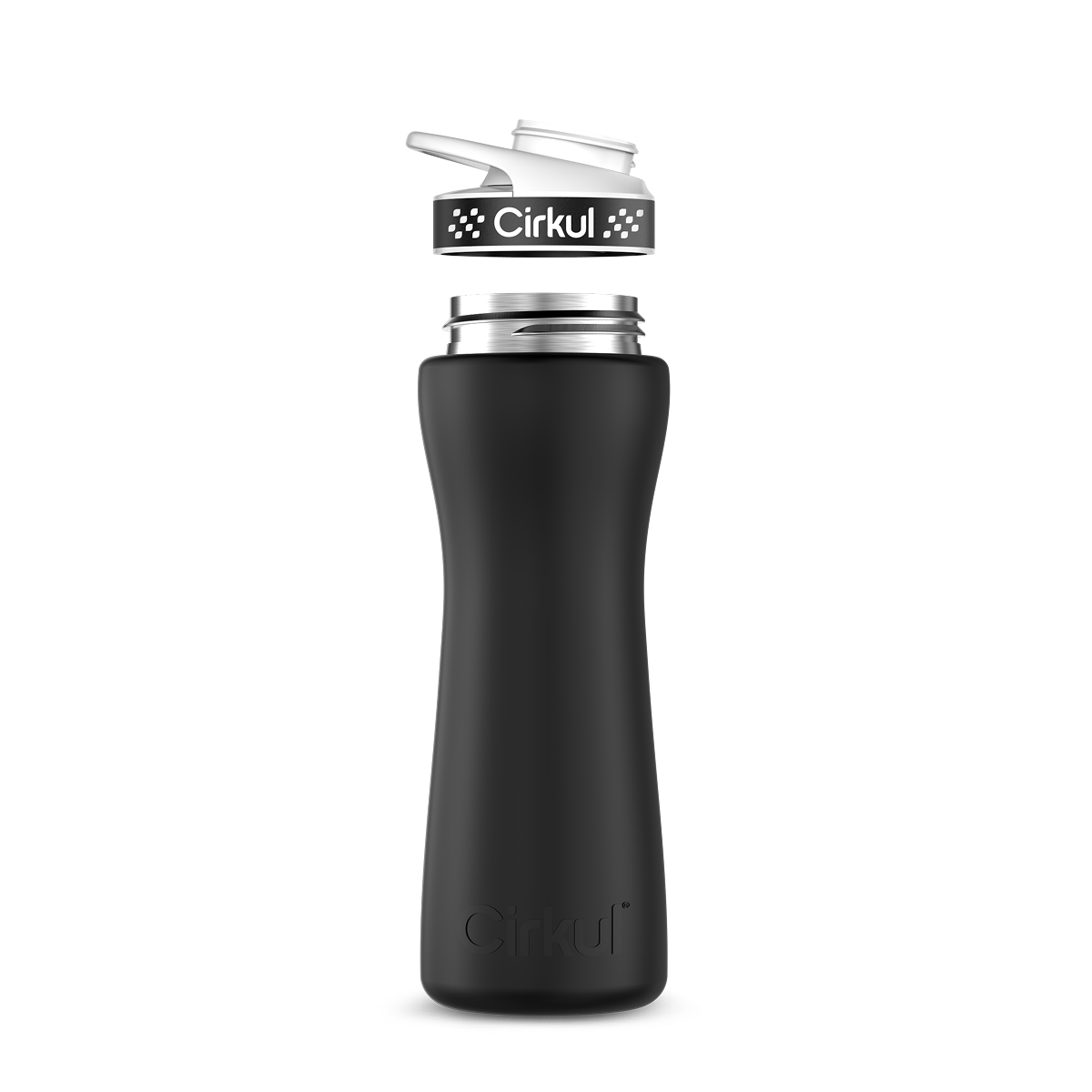 Custom 22oz. Stainless Steel Bottle & Comfort Grip Lid
