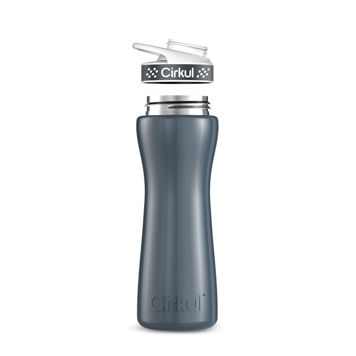 Custom 22oz. Stainless Steel Bottle & Comfort Grip Lid