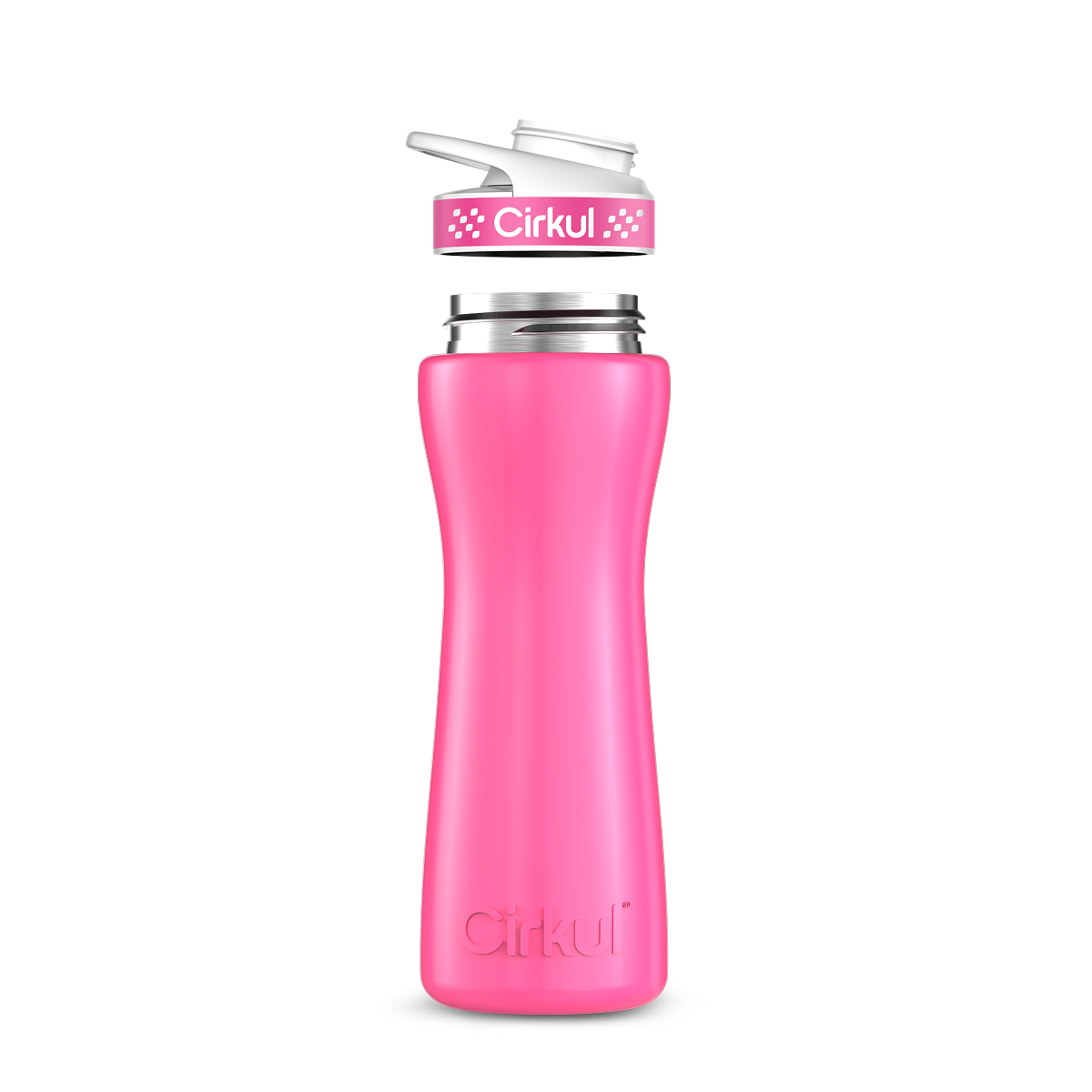 Custom 22oz. Stainless Steel Bottle & Comfort Grip Lid