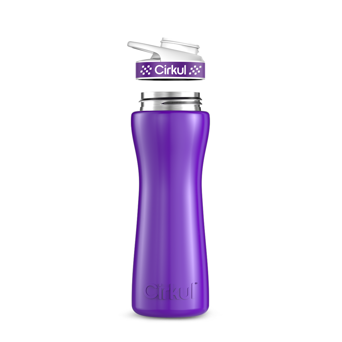 Custom 22oz. Stainless Steel Bottle & Comfort Grip Lid