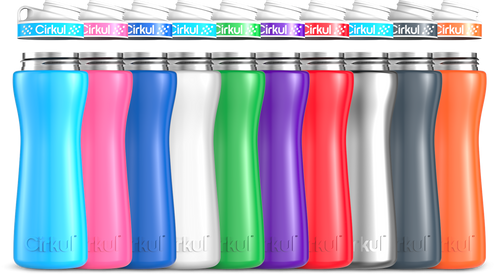 Custom 22oz. Stainless Steel Bottle & Comfort Grip Lid
